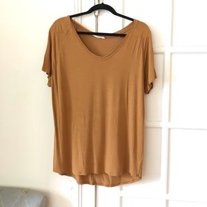 Mustard yellow oversized blouse